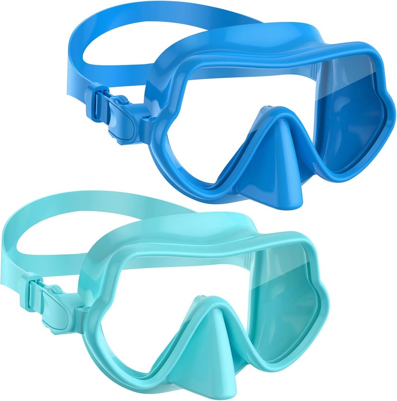 W WSTOO WSTOO Frameless Swim Goggles with Nose Cover for Adults, Panoramic Anti-Glare & Anti-Fog Tempered Glass Lenses, and Perfect Seal Food-Grade Silicone Skirt, Suitable for Snorkelling and Diving - Image 1